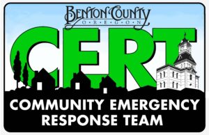 The Benton County CERT logo