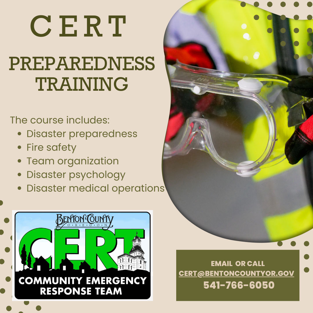 Image for Benton County CERT Preparedness Training