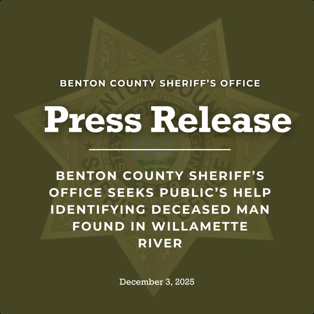 Press Release icon with olive green background and Sheriff’s gold star behind words.